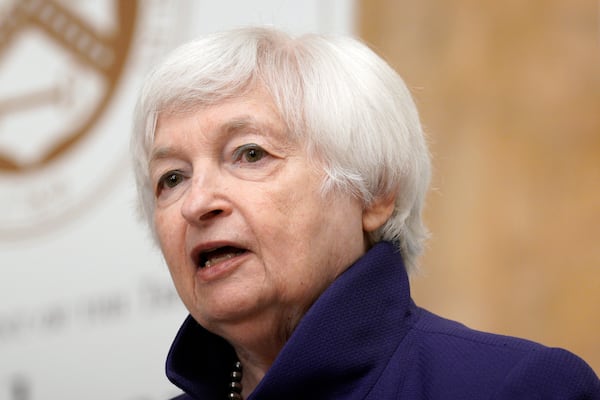 U.S. Treasury Secretary Janet Yellen testifies today before the Senate Banking, Housing and Urban Affairs Committee. (Yuri Gripas/Abaca Press/TNS)