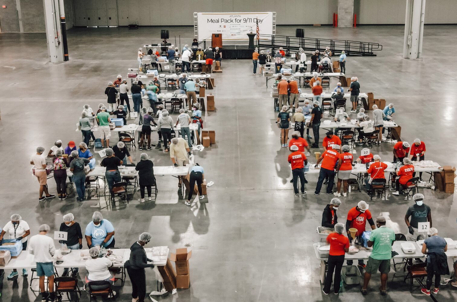 Hundreds of volunteers will pack 200,000 meals for the Atlanta Community Food Bank