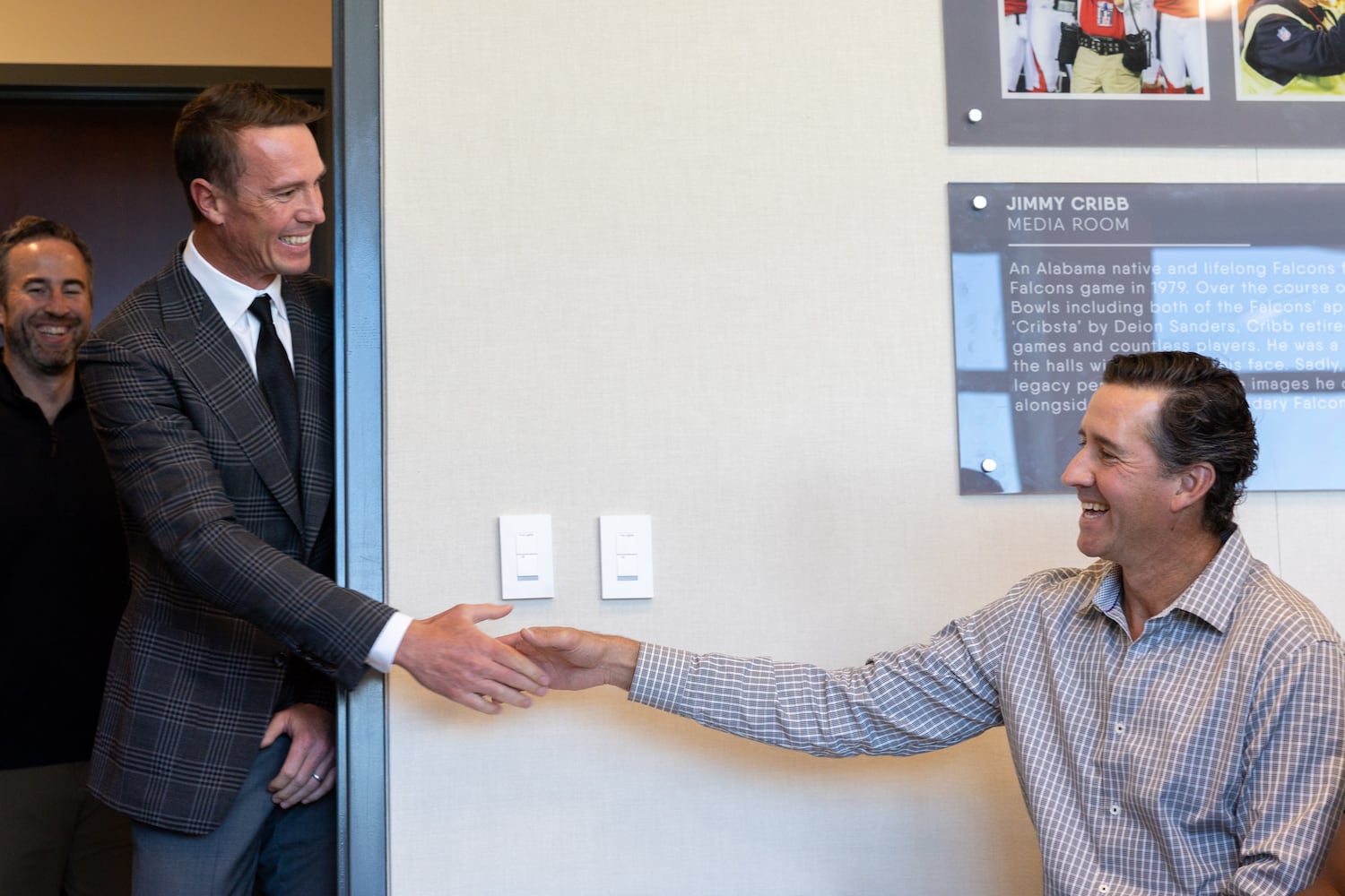 Matt Ryan retirement press conference photo
