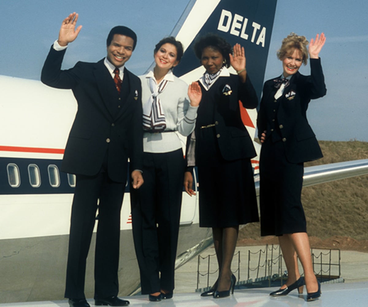 Delta uniforms through years