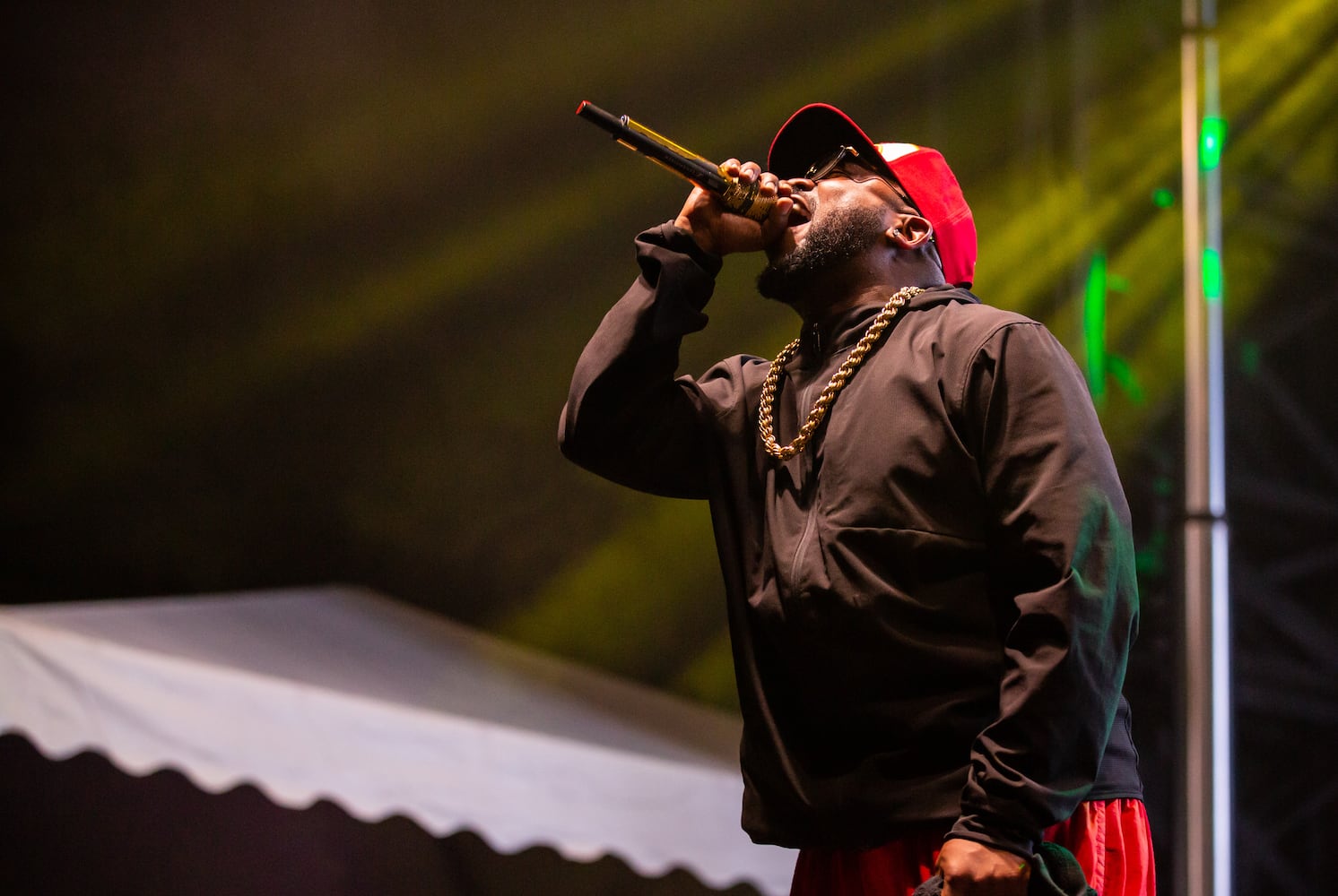 Atlanta rap icon Big Boi played the final show of the "Big Night Out" concert series at Centennial Olympic Park on Oct. 25, 2020.