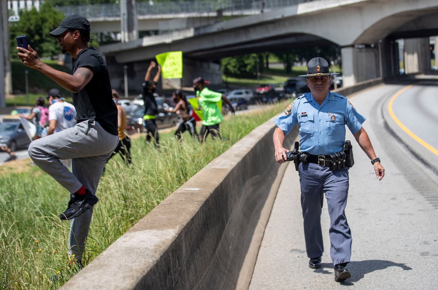 PHOTOS: Fourth day of protests in downtown Atlanta