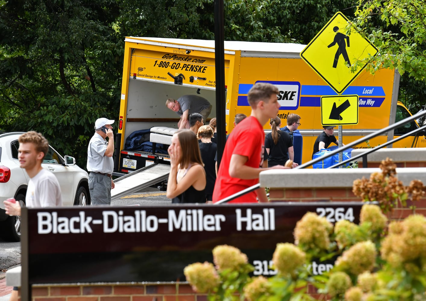 UGA move-in photo