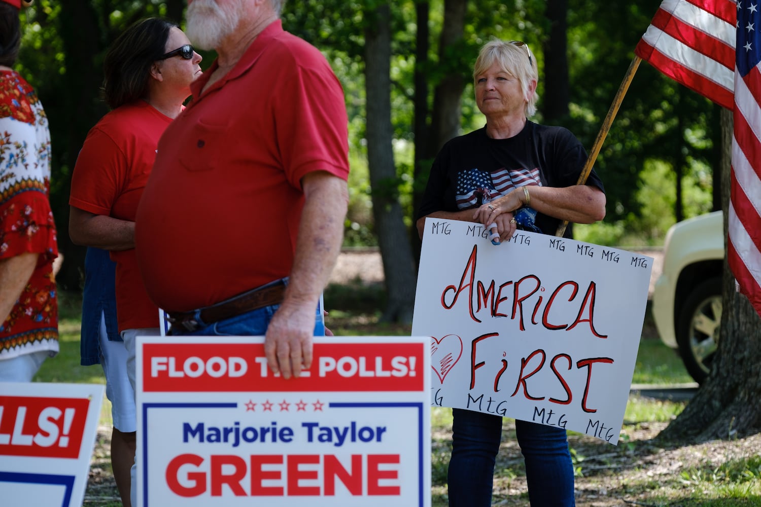 Marjorie Taylor Greene bus tour