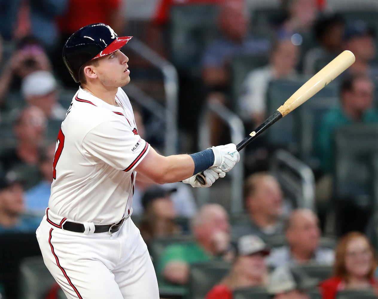 Photos: Braves’ Austin Riley crushes home run in his first game