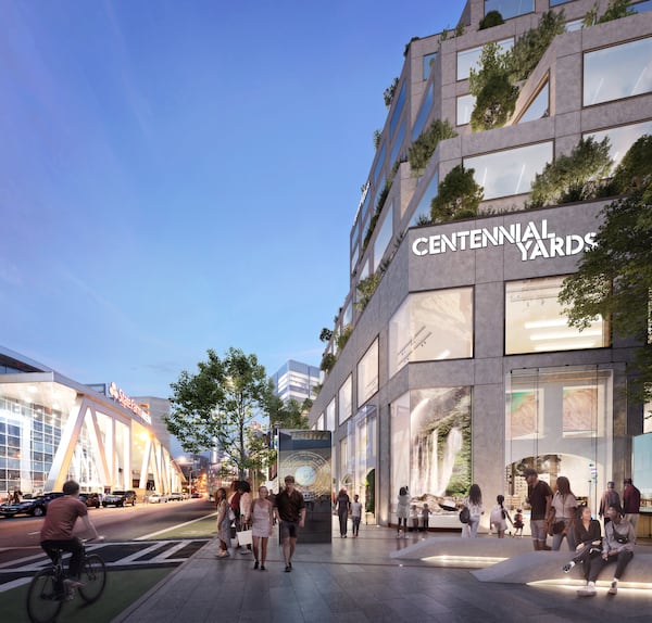 A rendering of the Centennial Yards project, a development that will invest millions of dollars into affordable housing, economic growth, and workforce training. (Courtesy of City of Atlanta)