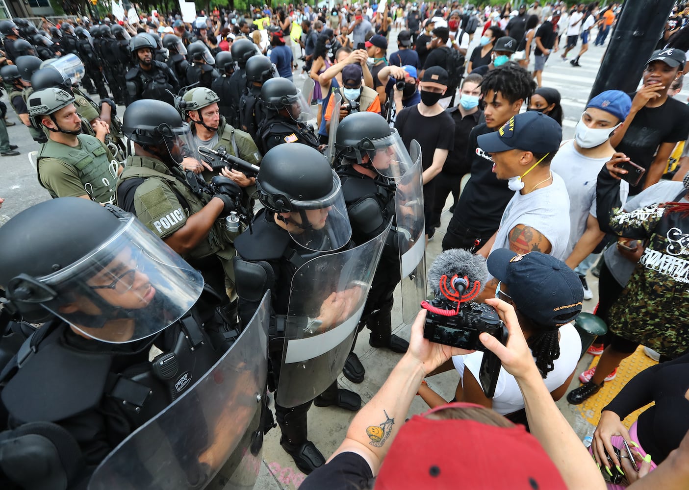 PHOTOS: Third day of protests in downtown Atlanta