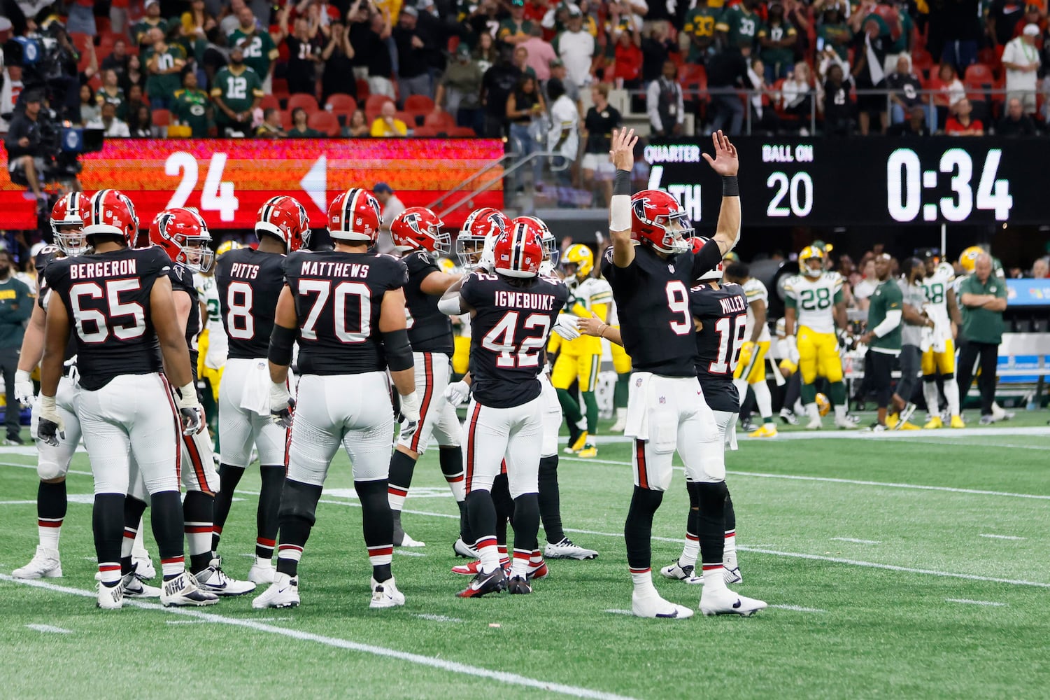 Atlanta Falcons vs Green Bay Packers