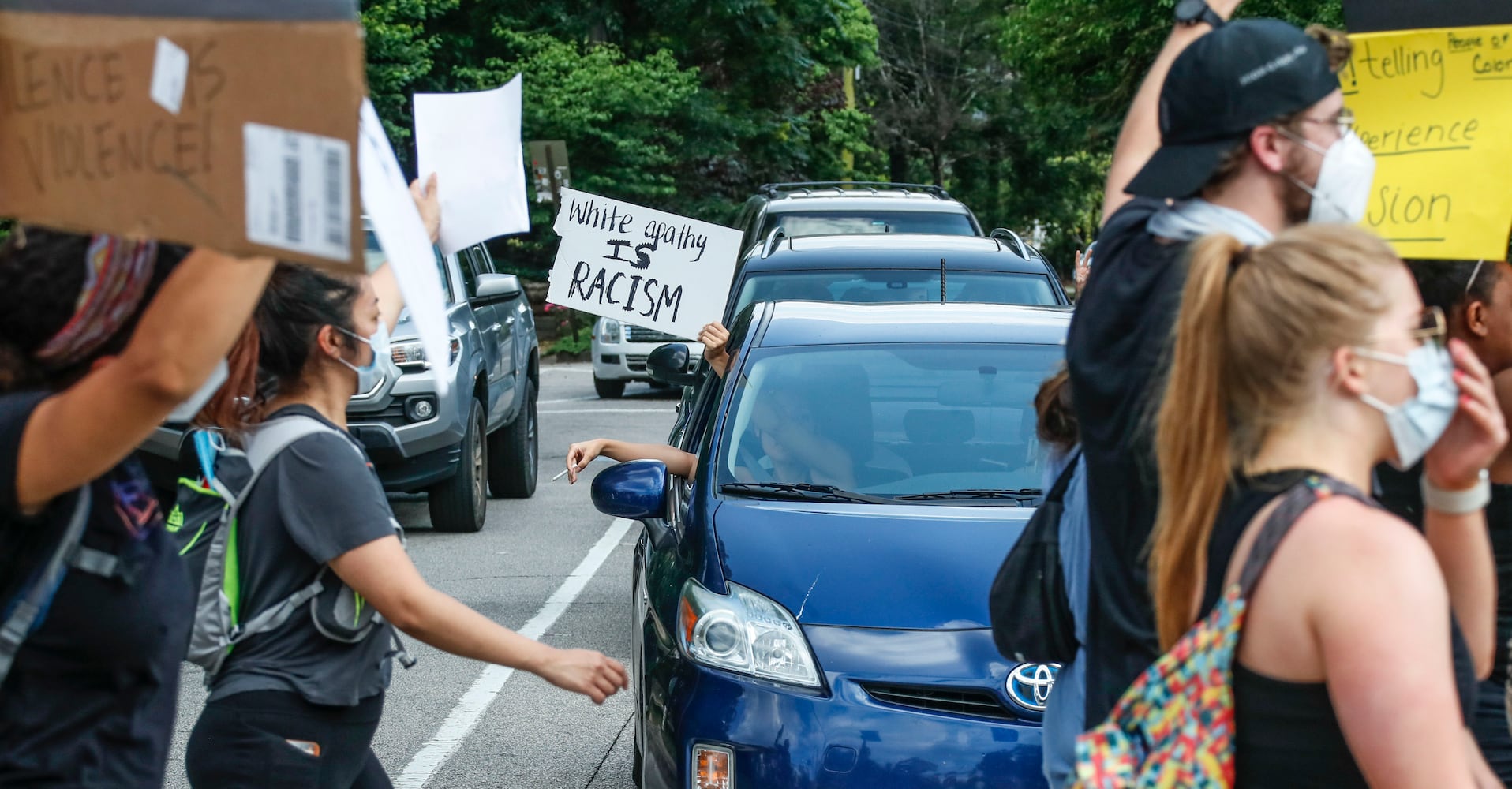 PHOTOS: Protesters gather across metro Atlanta