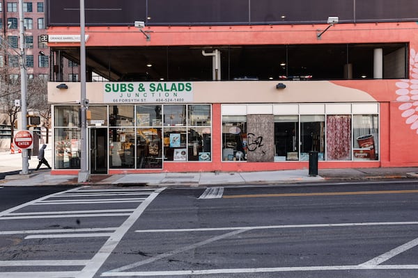 Subs & Salads Junction is one of the businesses located near the federal buildings in Downtown Atlanta. Many federal workers started to return to their offices Monday following President Donald Trump’s mandate terminating remote work. Natrice Miller/AJC