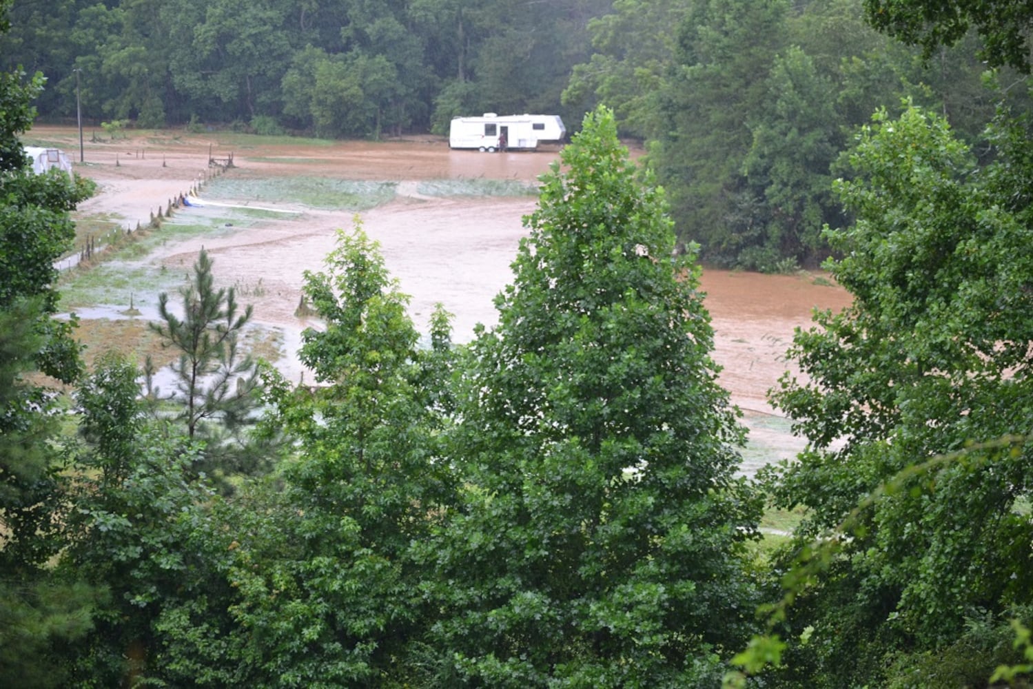 Atlanta Weather| Rain causes road damage, flooding in metro area