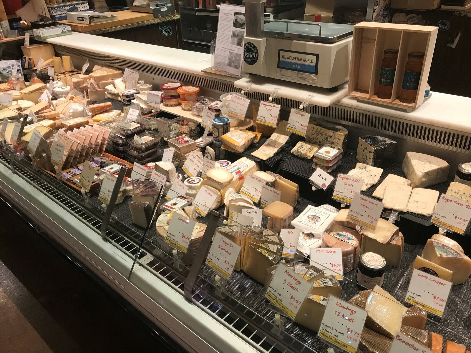 Alon’s offers a selection of cheeses from around the globe. LIGAYA FIGUERAS / LFIGUERAS@AJC.COM