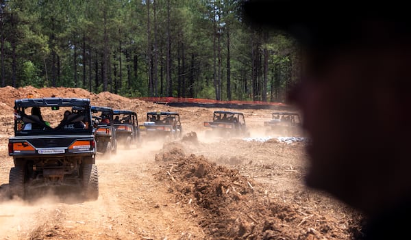 The Atlanta Police Department and Atlanta Fire Rescue hosted a media tour of the Atlanta Public Safety Training Center Site in Atlanta on Friday, May 26, 2023. (Arvin Temkar / arvin.temkar@ajc.com)