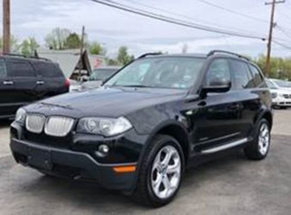 Cobb police are searching for a BMW SUV with front-end damage on the driver's side.