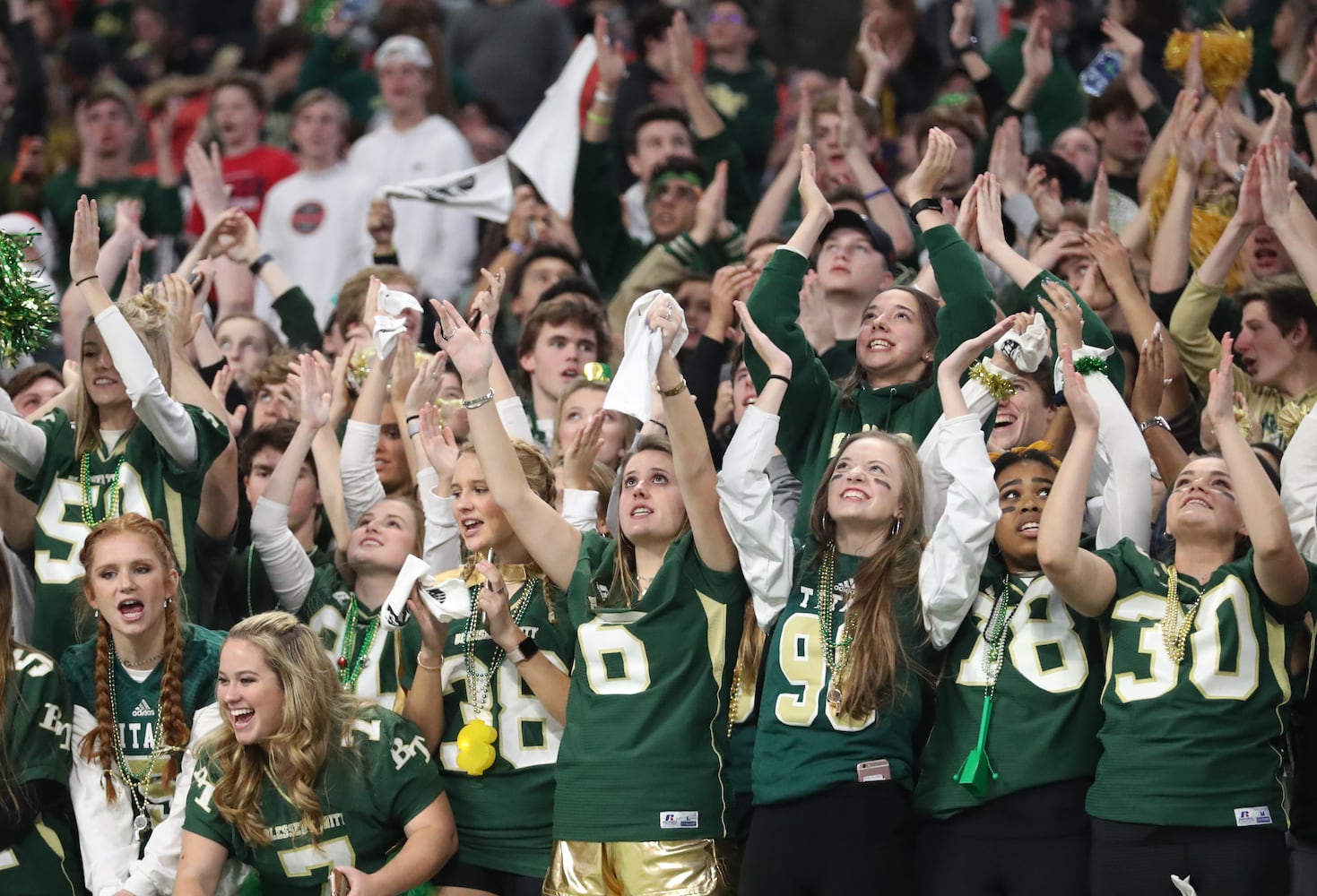 Photos: Day 2 of HS state title games at Mercedes-Benz Stadium