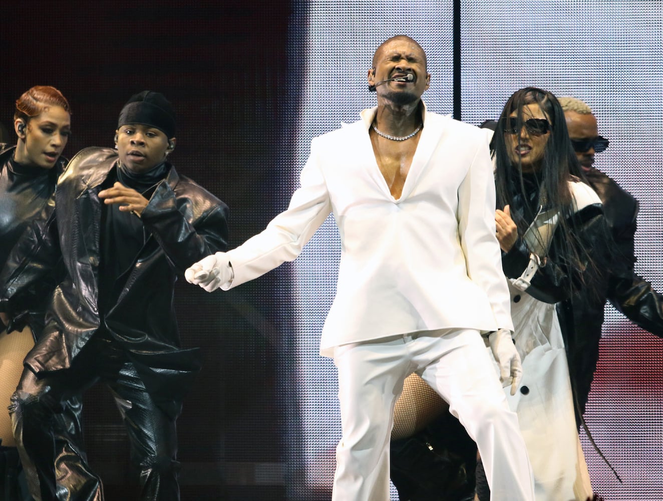 Usher brought his Past Present Future Tour to sold out State Farm Arena on Thursday, October 17, 2024. This was the first of three sold out shows including Friday and Sunday. 
Robb Cohen for the Atlanta Journal-Constitution