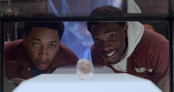 Jacob Latimore and Tosin Cole star in the 2023 reboot of 'House Party,' out in theaters January 13, 2023. WB