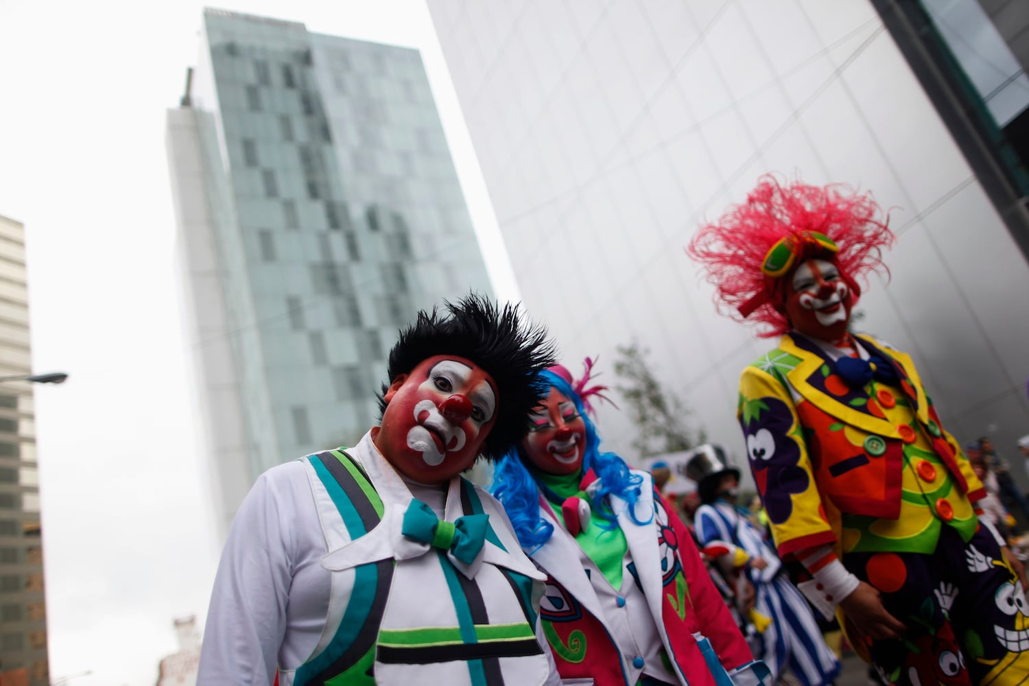 Clowns gather in Mexico City