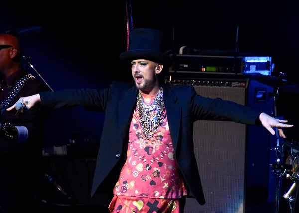 Boy George was his usual introverted self. Photo: Perry Julien / http://www.julienphotography.com