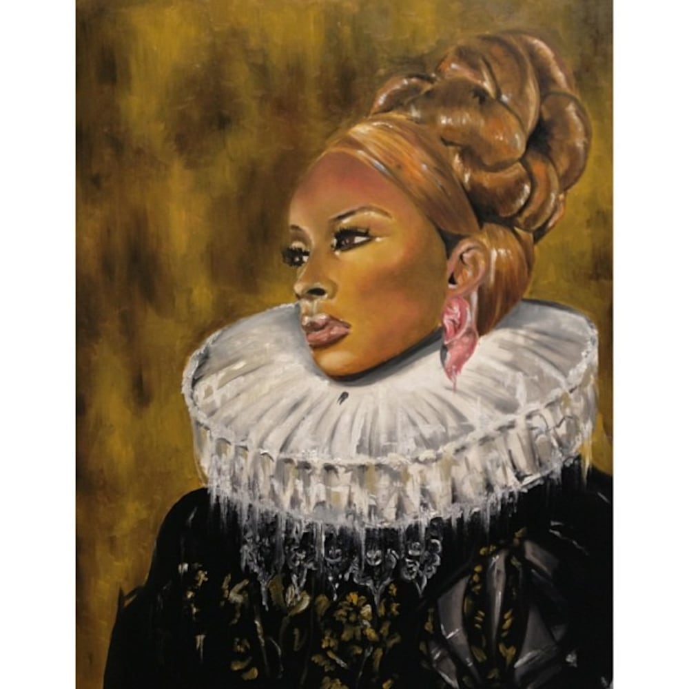 "Mary J," a portrait of Mary J. Blige