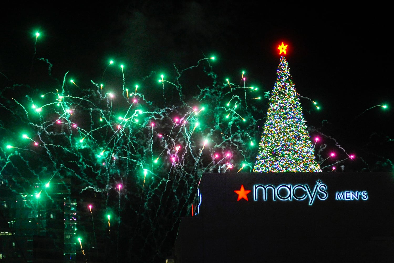 Macy's Great Tree Lighting in Atlanta 2016