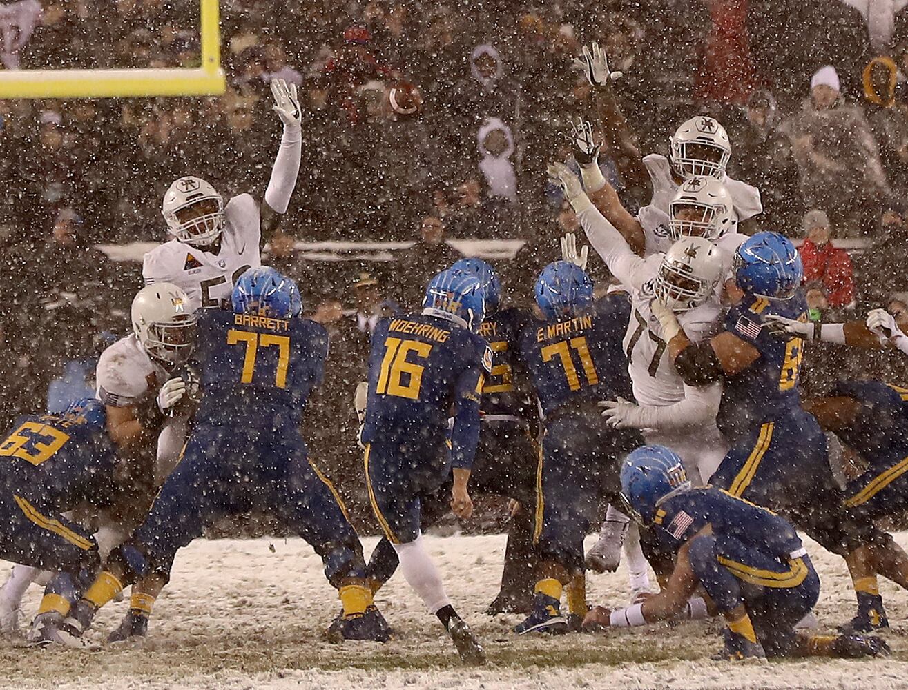 Photos: Army edges Navy in the snow