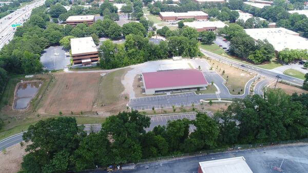 A sprawling pavilion now sits on the property where a waste transfer station was proposed in 2009. The Holy Vietnamese Martyrs Catholic Church bought the land to settle a lawsuit. SPECIAL PHOTO, DENNIS KELLY, ARCHDIOCESE OF ATLANTA