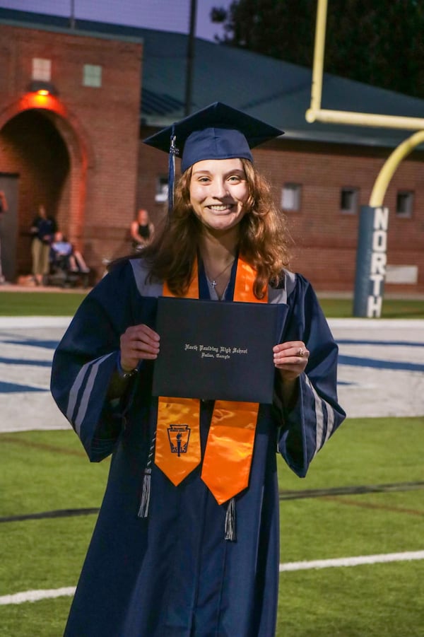 Kaylee Smith graduated with honors Friday from North Paulding High School.