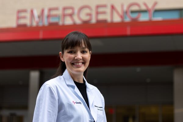 Elizabeth Benjamin became trauma medical director of Grady Memorial Hospital in August 2020.(Arvin Temkar / arvin.temkar@ajc.com)