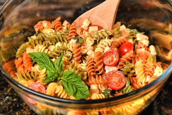 Perfect Pasta Salad, based on a recipe from Young Chefs Academy’s Culinary Camp, serves a colorful summer dish. CONTRIBUTED BY CHRIS HUNT PHOTOGRAPHY