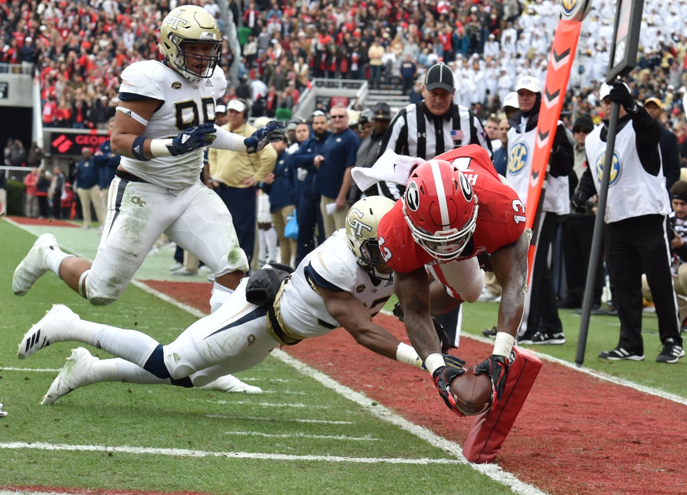 Photos: State rivals Tech, Georgia square off