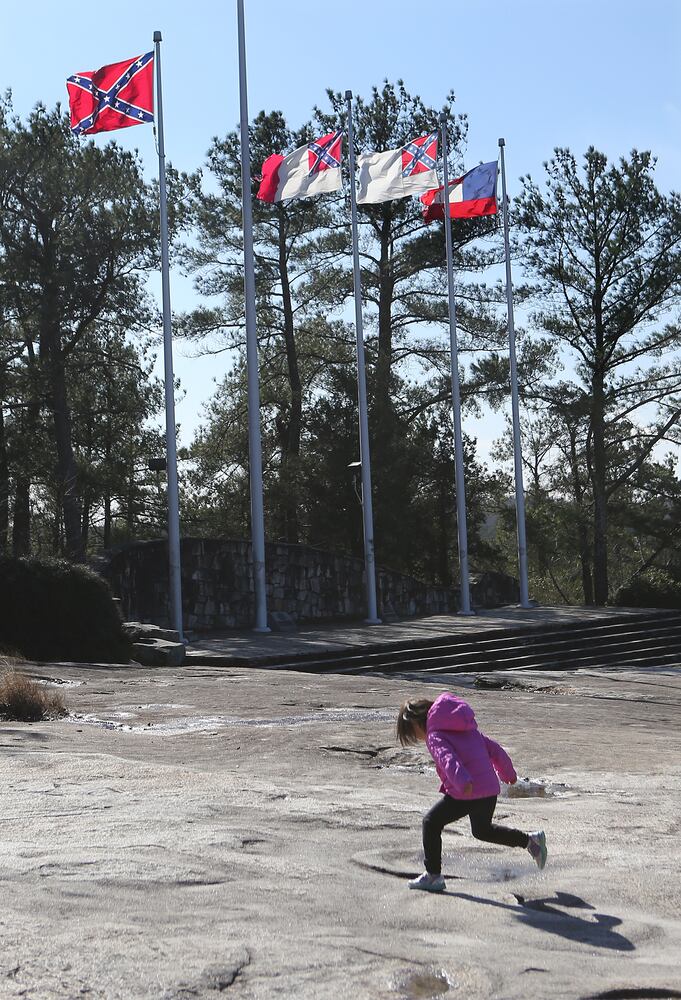 MLK volunteer at Stone Mountain