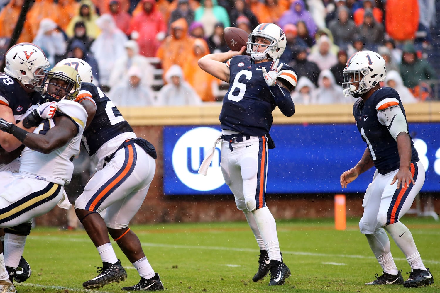 Photos: Georgia Tech tested by Virginia