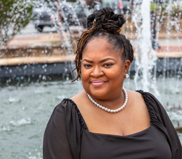 Portrait of Gwendale Boyd-Willis near her Forest Park home. She had a felony conviction 15 years ago, but since then has turned her life around and is now a chaplain. Pro bono legal services through the Georgia Justice Project helped her get a full pardon in August. PHIL SKINNER FOR THE ATLANTA JOURNAL-CONSTITUTION.