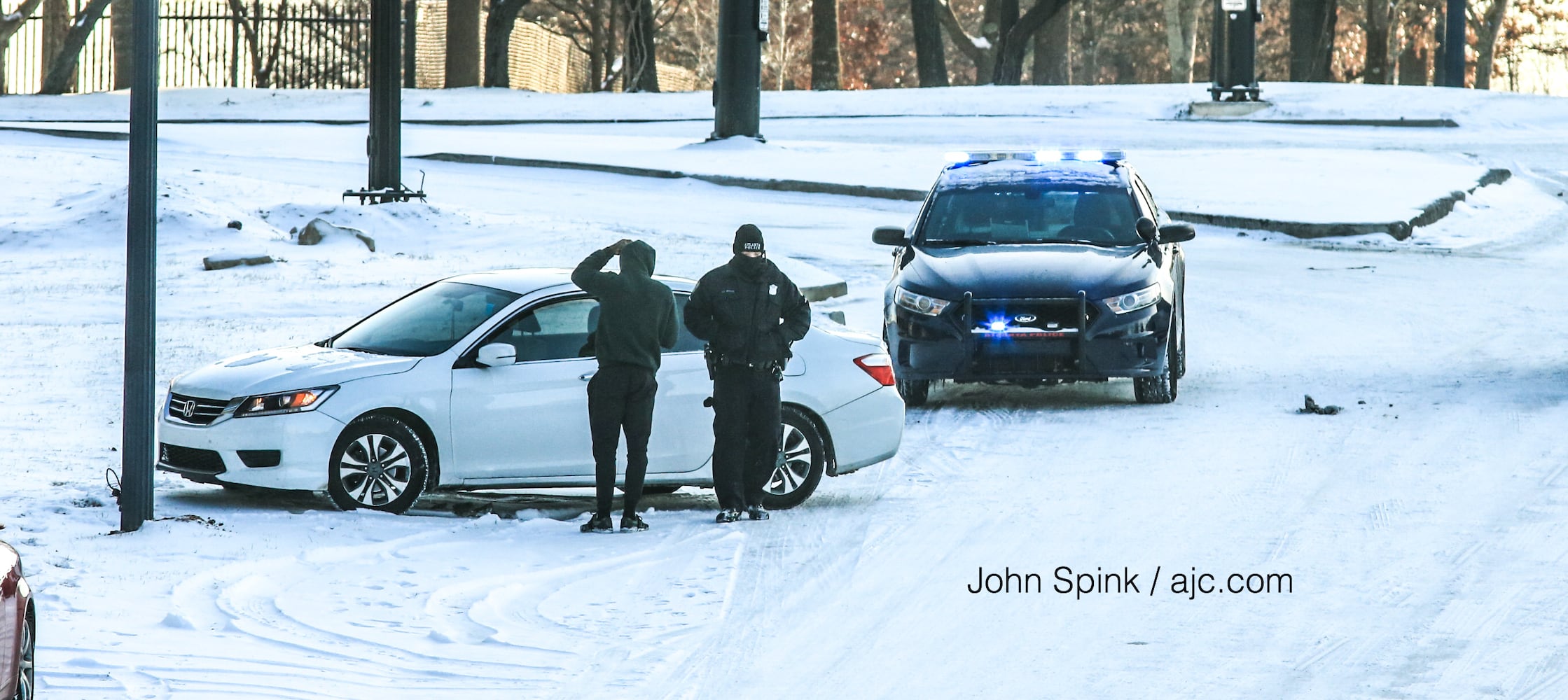 Photos: Frigid cold and snow move in to metro Atlanta