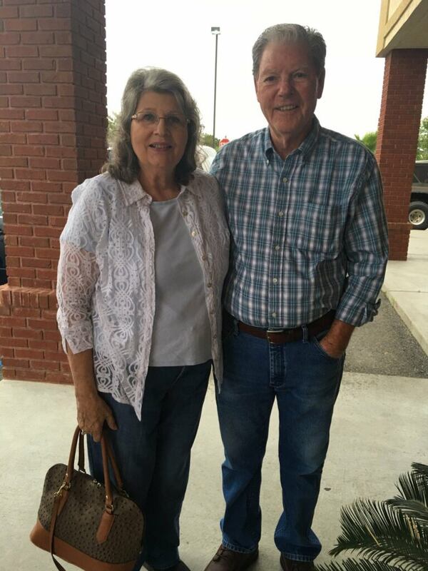 Faye and John Bryant of Moultrie got sick from a food-related illness several years ago. CONTRIBUTED