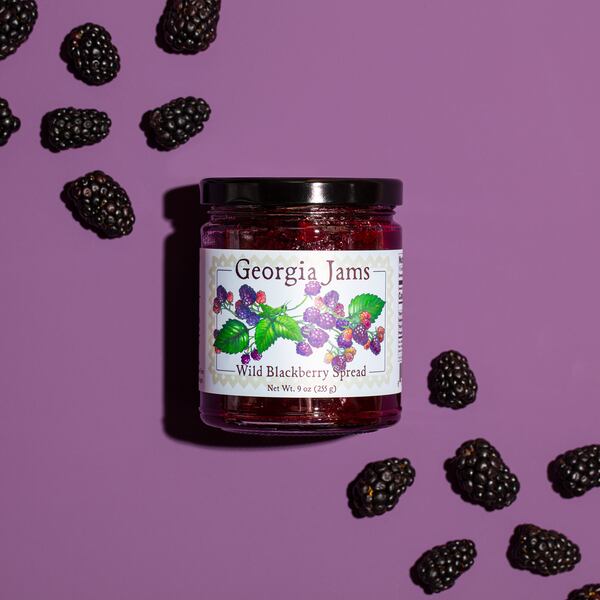 All Georgia Jams spreads, including this wild blackberry spread, are made with Georgia-grown fruit. Courtesy of Hype