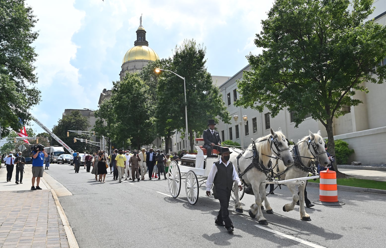 C.T. Vivian at the Georgia Capitol