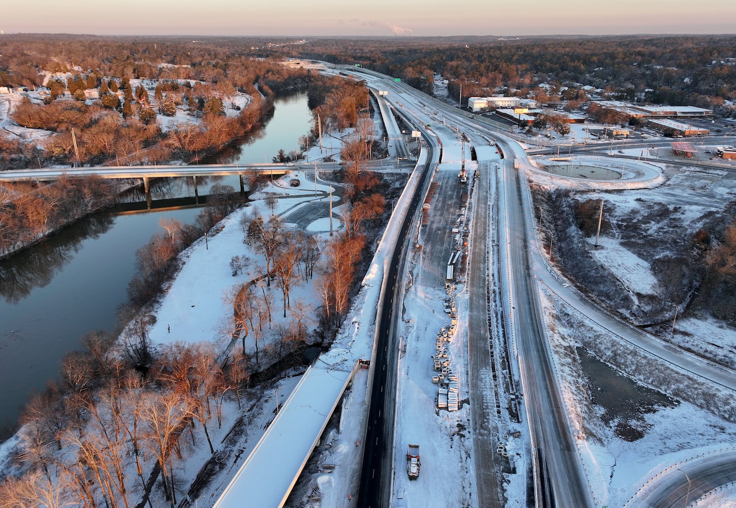 Photos: Georgia snow Day 2