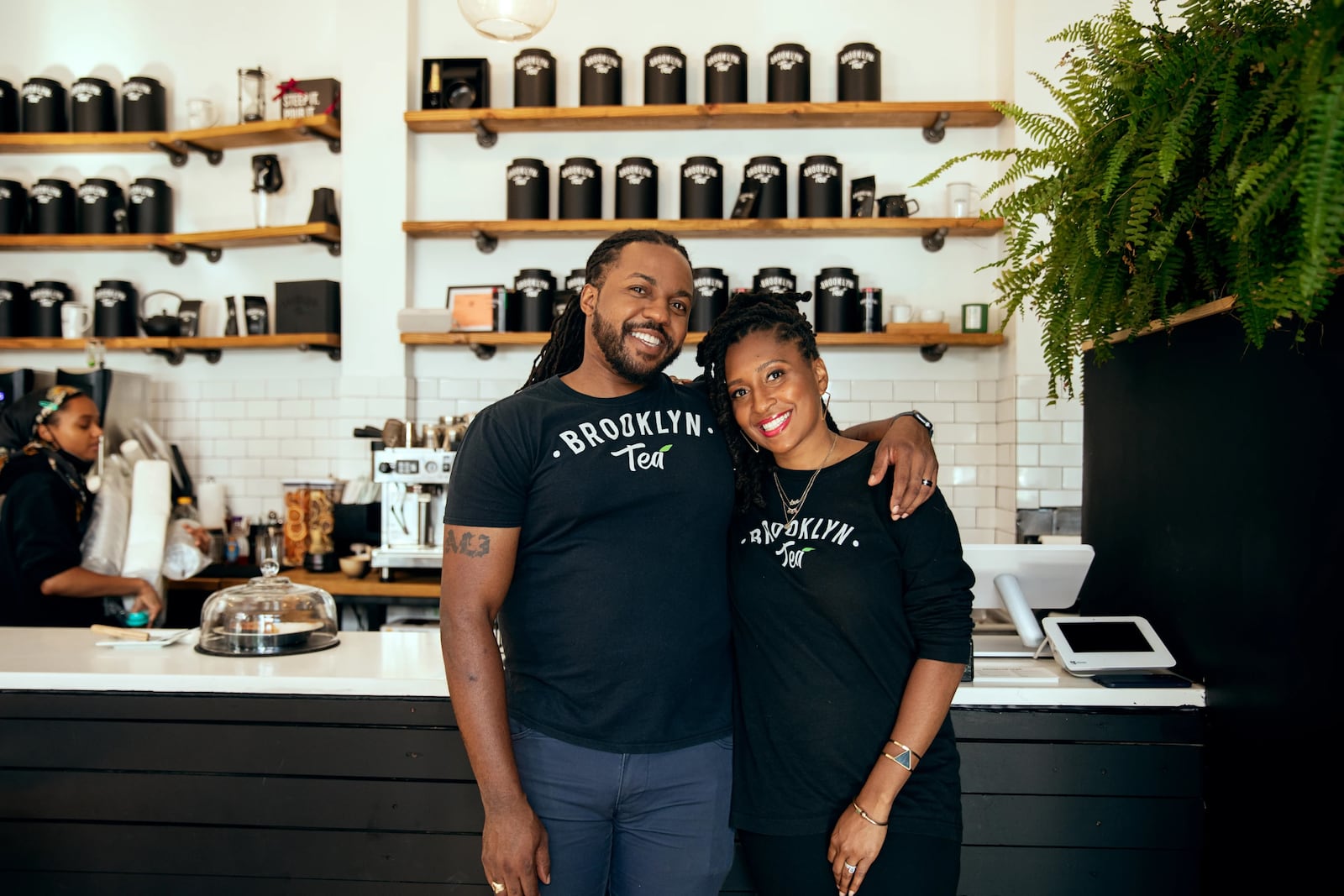 Ali and Jamila Wright, co-founders of Brooklyn Tea.
Courtesy of Brooklyn Tea