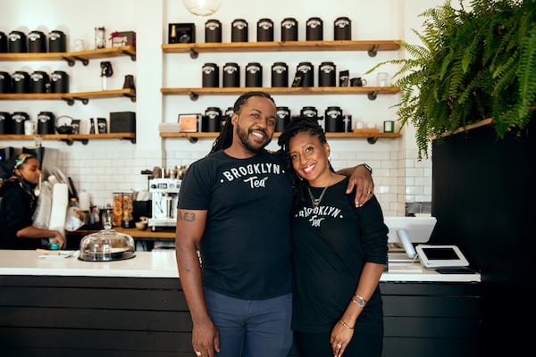 Ali and Jamila Wright, co-founders of Brooklyn Tea.
Courtesy of Brooklyn Tea