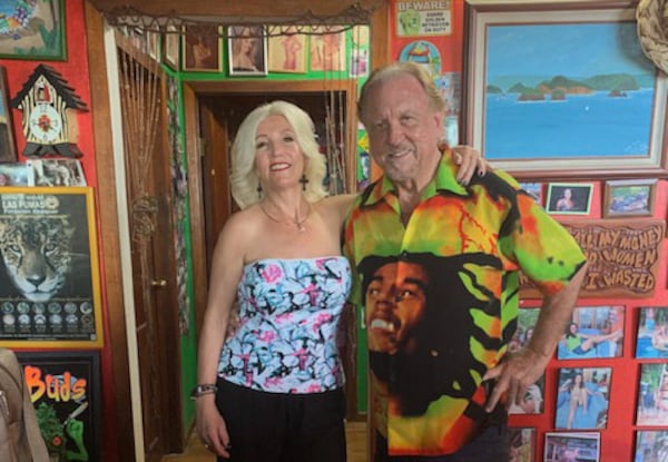 Ron Hudspeth with his ex-wife Lisa Rhinehart in Costa Rica. CONTRIBUTED