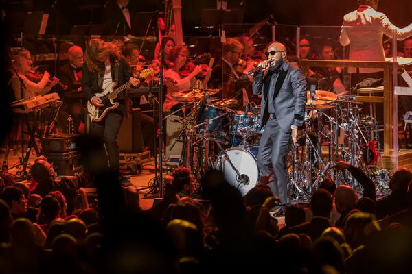 Jeezy performing with the Atlanta Symphony Orchestra earlier this year.