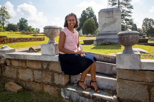 Winifred “Wini” Watts Hemphill is president of South-View Cemetery, founded by former slaves to provide a burial place for African-Americans who had been turned away from segregated facilities elsewhere. South-View is the burial site of Martin Luther King Jr.’s parents, Alberta and MLK Sr. CONTRIBUTED BY JENNI GIRTMAN / ATLANTA EVENT PHOTOGRAPHY