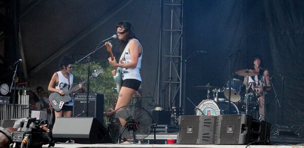 Atlanta punk rockers The Coathangers. Photo: Melissa Ruggieri/AJC