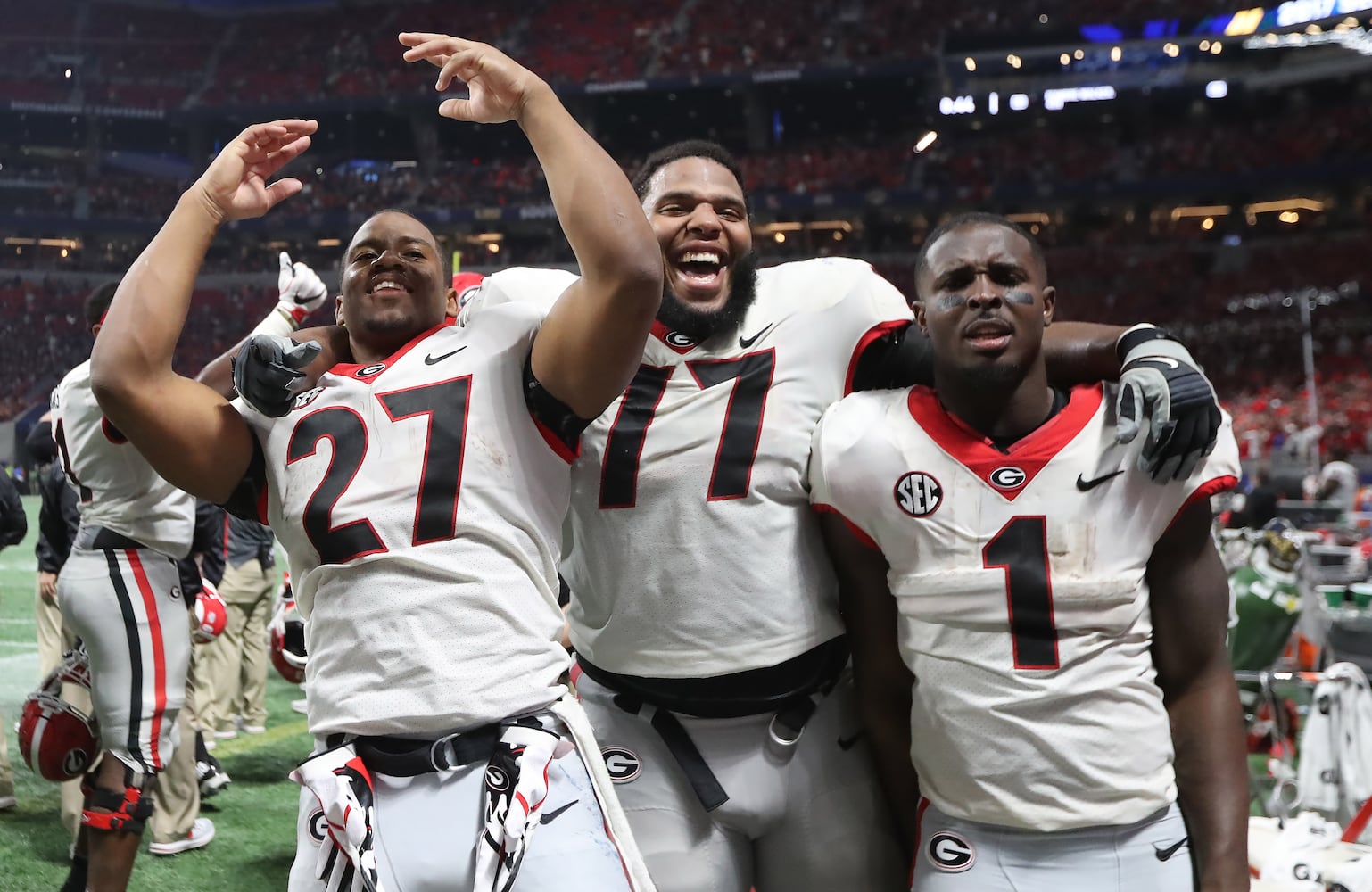 Photos: Bulldogs celebrate SEC title