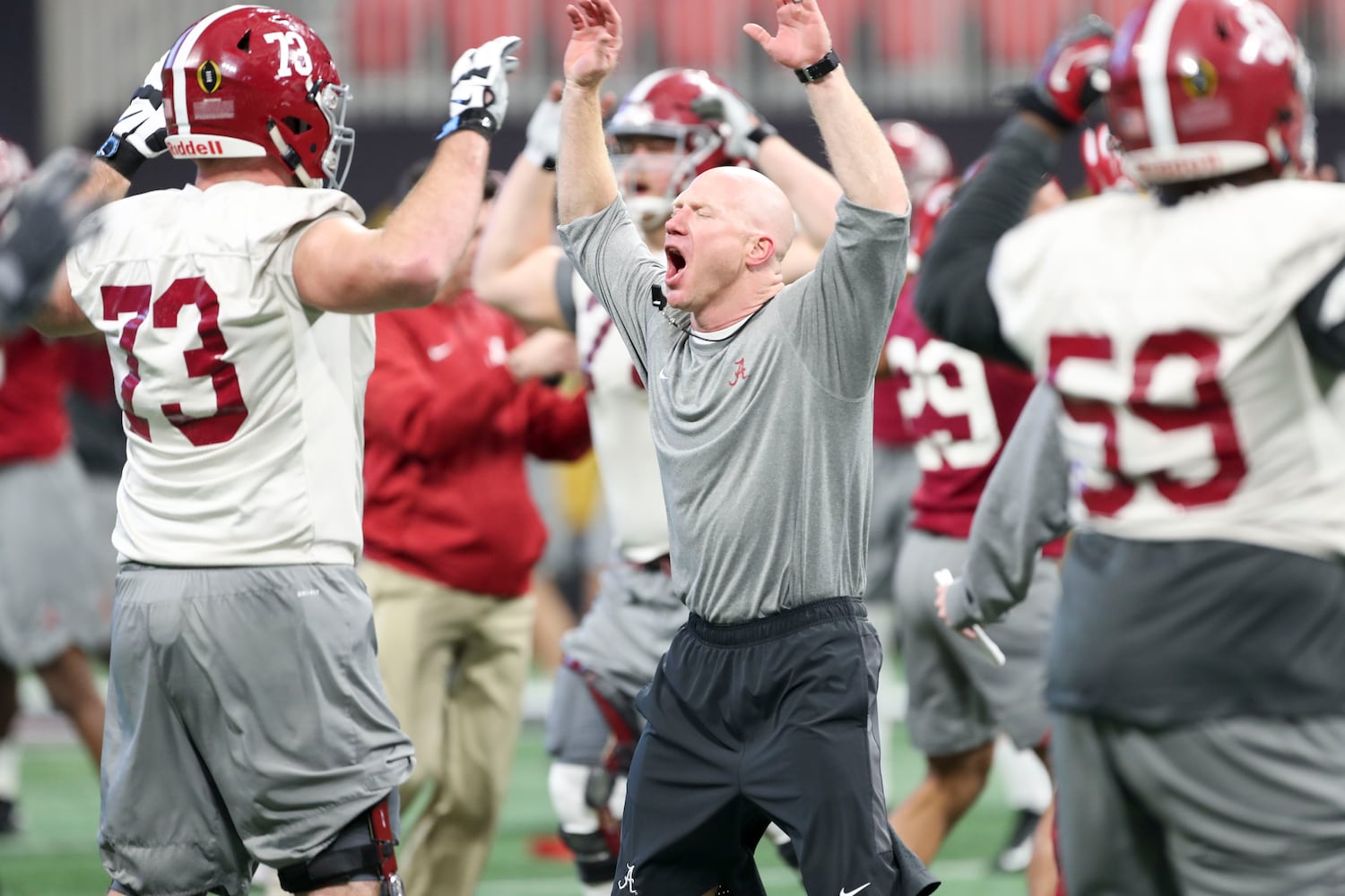 Photos: The scene as Georgia, Alabama prepare for national title game