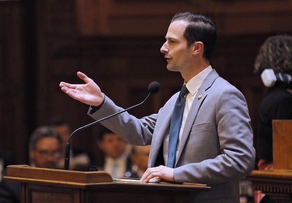 State Rep. Michael Caldwell, R-Woodstock, is proposing an amendment ot the Georgia Constitution that would impose term limits on state legislators. BOB ANDRES /BANDRES@AJC.COM