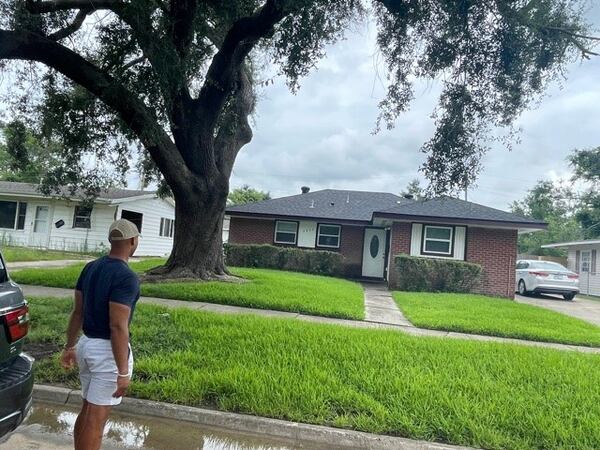 Terry Fontenot's childhood home in Lake Charles, La. (D. Orlando Ledbetter/AJC)