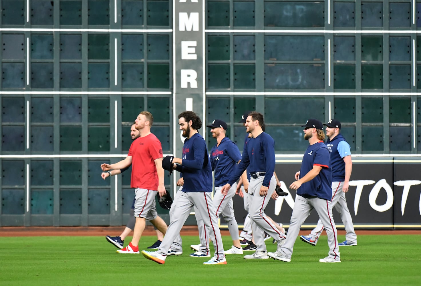 Braves World Series workout